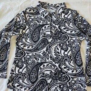 IBKUL Long Sleeve Mesh Inserts Size L